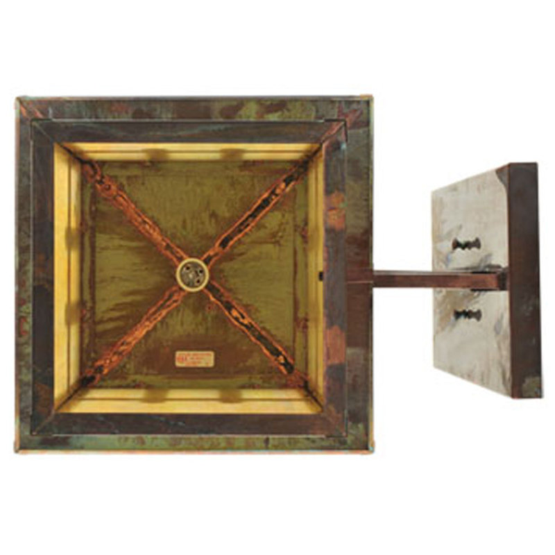 Seneca Double Cross Mission 21" Birchwood Outdoor Wall Lantern