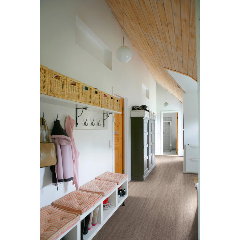 Washed Elm Waterproof Vinyl Stair Nose Molding, 94 in.