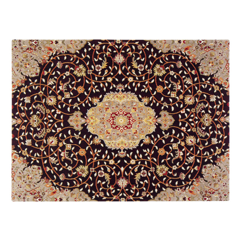 Altamira 36" x 48" Multicolor Polyester Felt Chair Mat