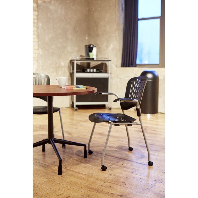 Black Melamine and Steel Beverage Cart with Storage and Wine Rack