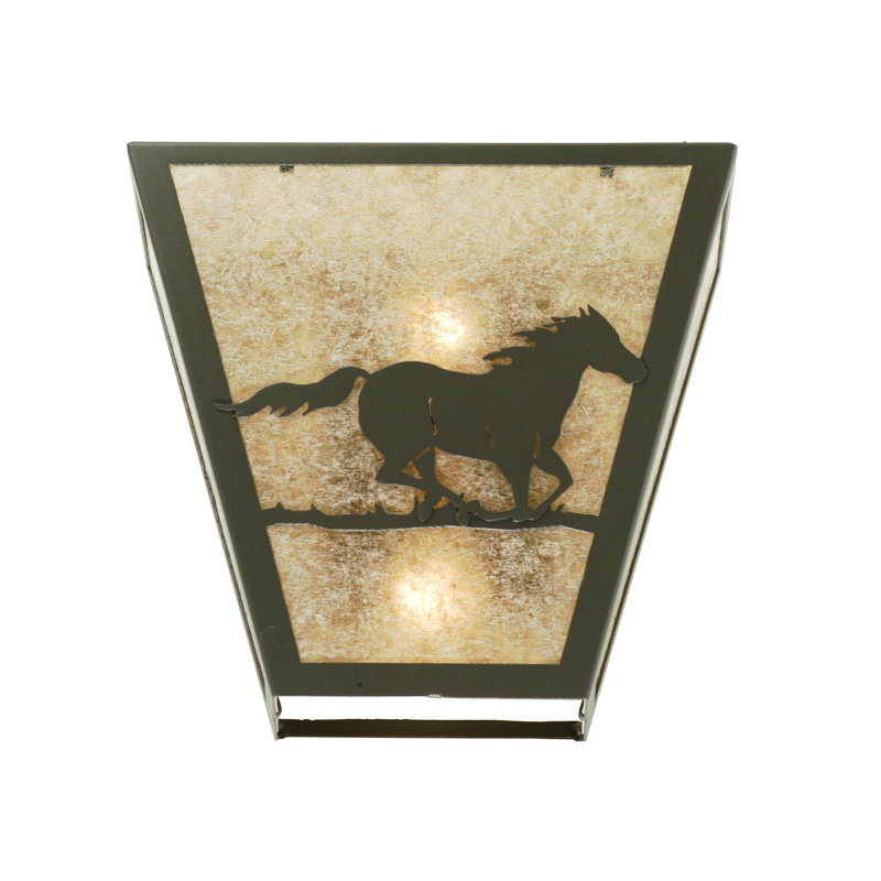 Bronze Black Dual-Light Energy Star Wall Sconce