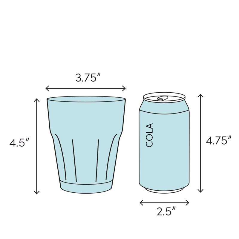Clear Bohemian 10oz Glass Tumblers with Dots Set
