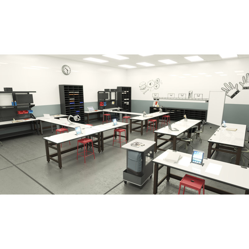 Versatile Gray Powder-Coated Steel 24-Compartment Organizer