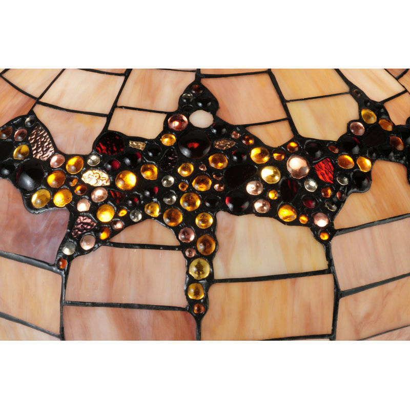 Concord Vineyard 66.5'' Stained Glass Bronze 3-Light Floor Lamp