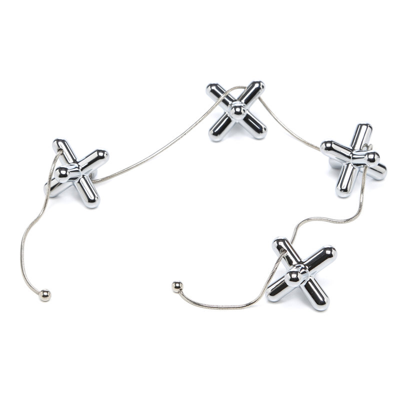 Gabriele Chiave Silver Stainless Steel Trivet Chain