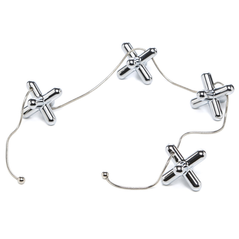 Gabriele Chiave Silver Stainless Steel Trivet Chain
