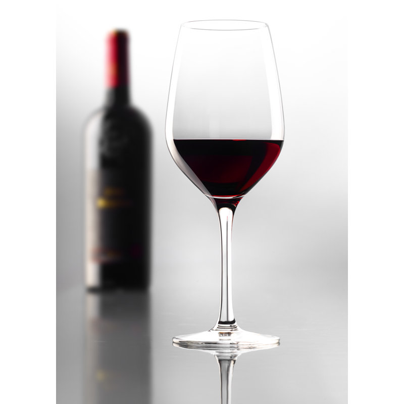 Grand Epicurean 17 oz. Lead-Free Crystal Red Wine Glass Set