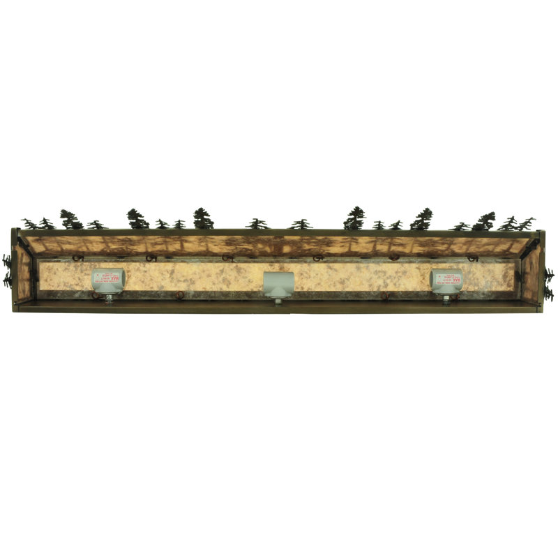 Bronze 6-Light Dimmable Vanity Fixture with Energy Star