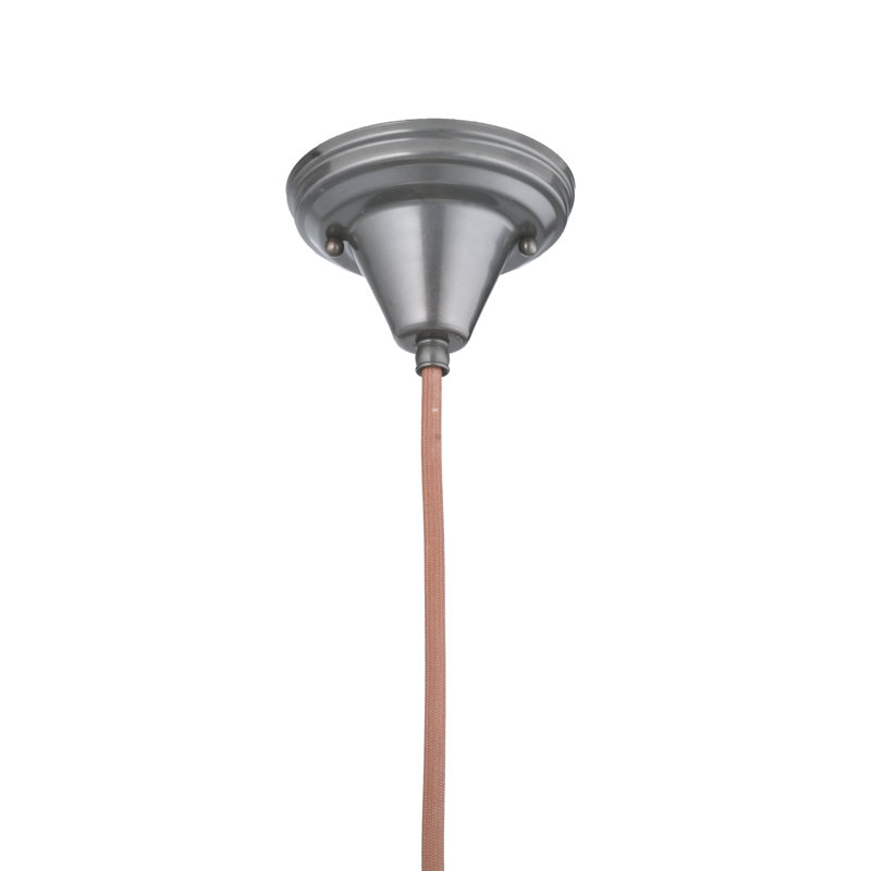 Classic Globe Mini-Pendant Light in Brown Glass