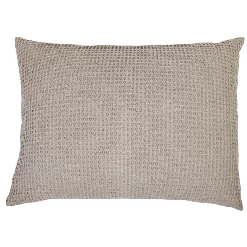 Zuma Natural Stonewashed Cotton Waffle Weave Blanket
