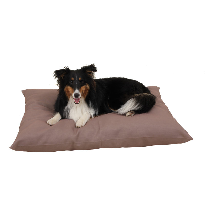 Small Tan Polyester Indoor/Outdoor Dog Bed
