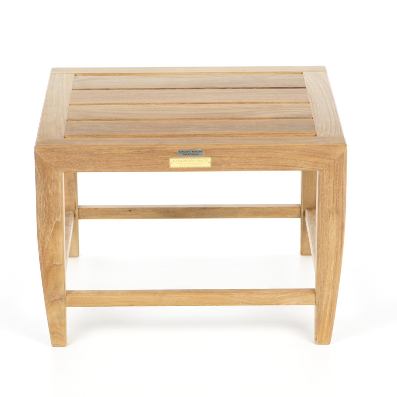 Amalfi 21.5'' Square Teak Outdoor Side Table