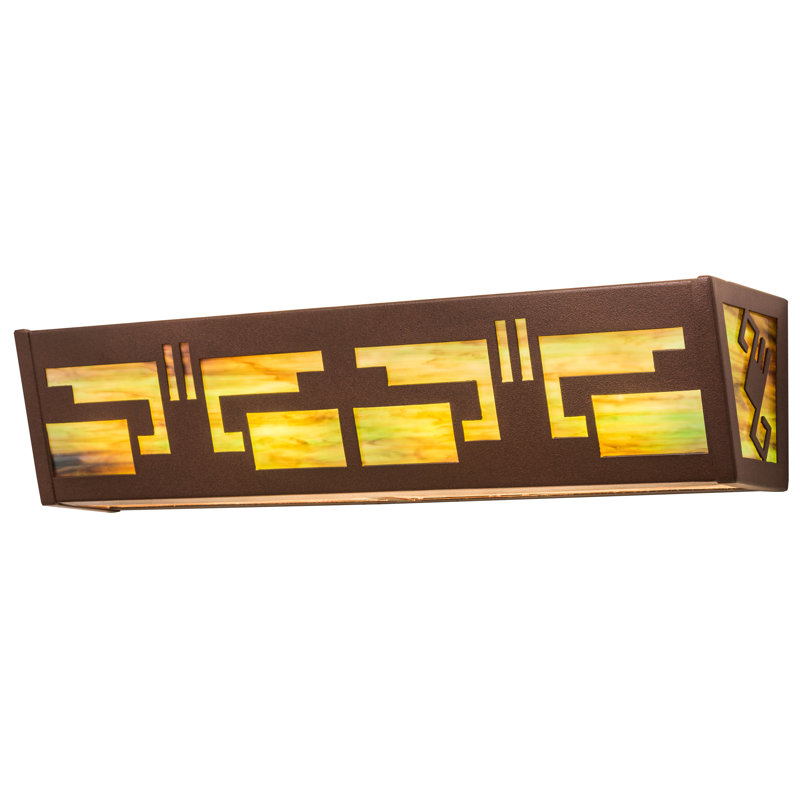 Rustic Southwestern 27" Energy Star Vanity Wall Sconce