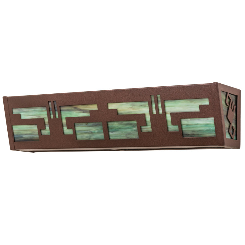 Rustic Southwestern 27" Energy Star Vanity Wall Sconce