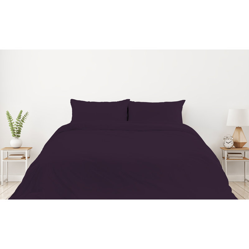 Eggplant Queen Ultra-Soft Microfiber 6-Piece Sheet Set