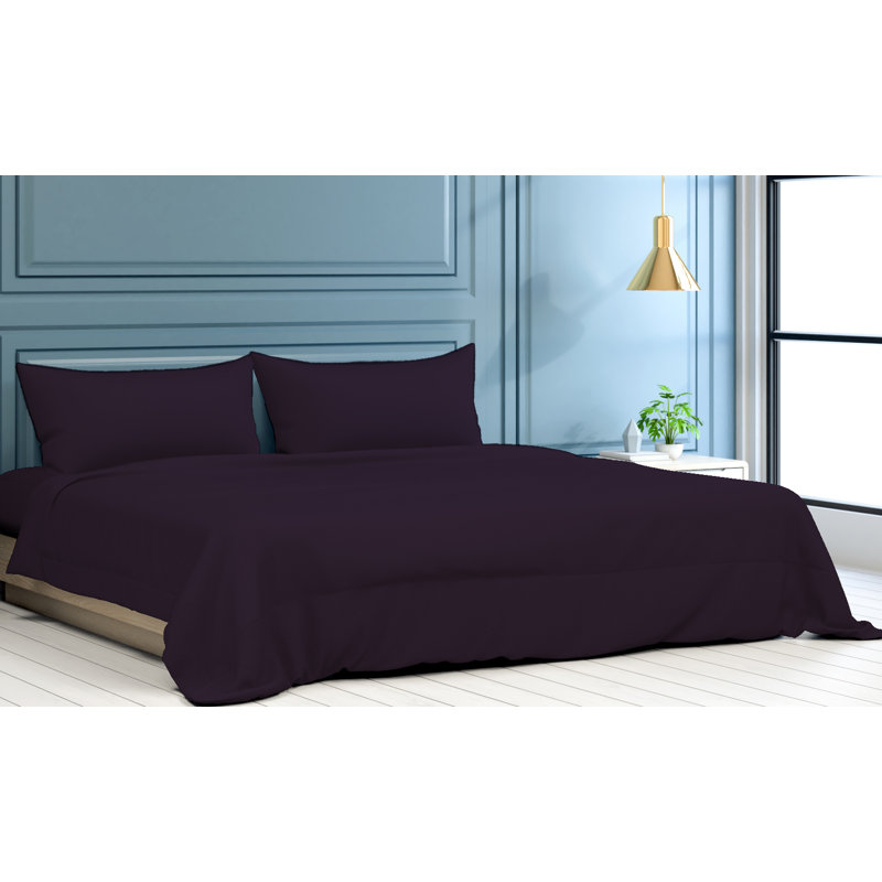 Eggplant Queen Ultra-Soft Microfiber 6-Piece Sheet Set
