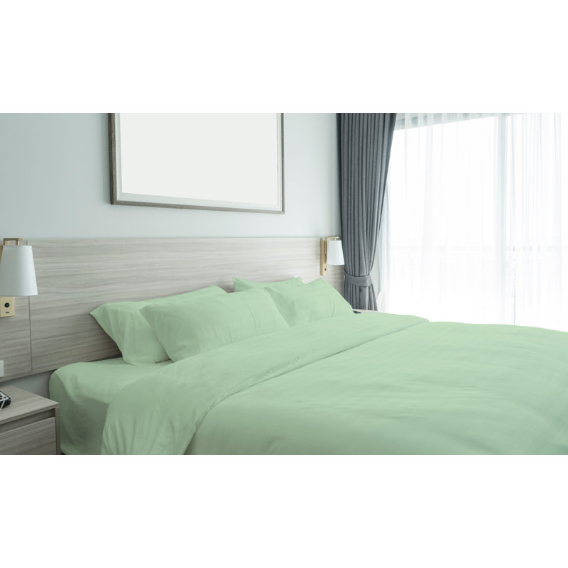 Navy Full Microfiber Bamboo Embossed 6-Piece Sheet Set