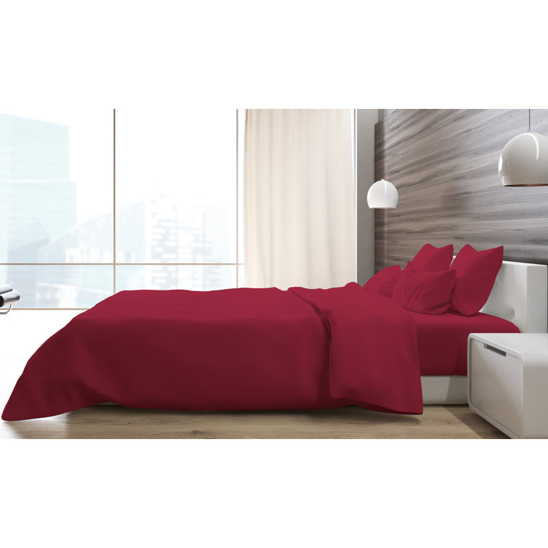Navy Full Microfiber Bamboo Embossed 6-Piece Sheet Set