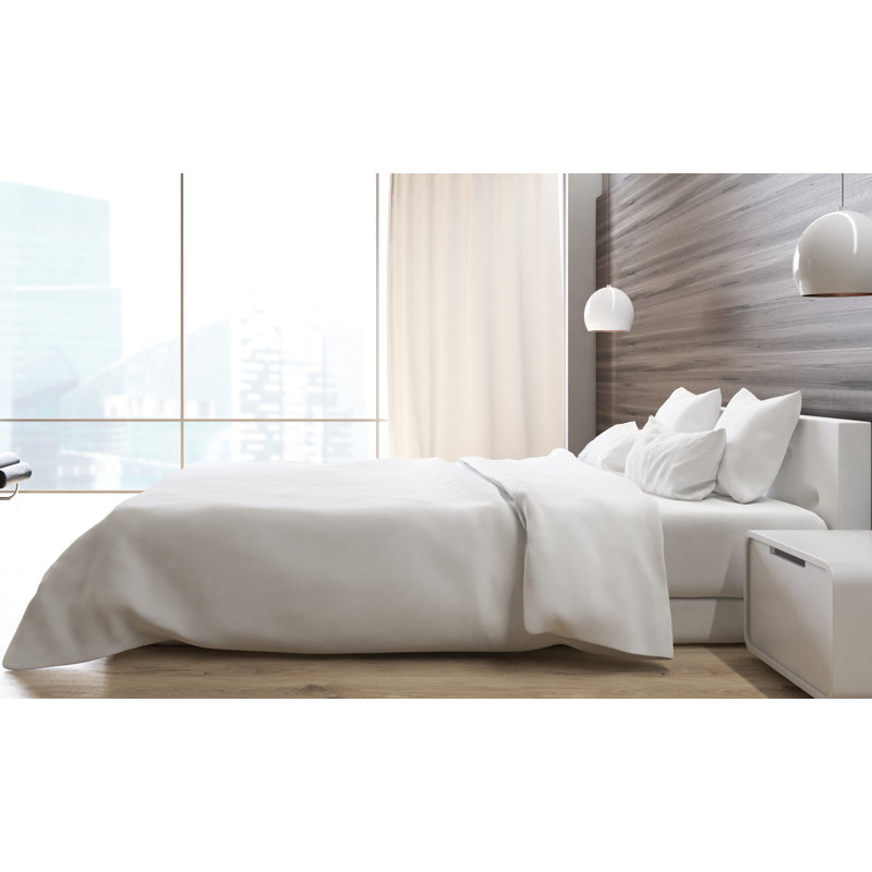 California King Gray Microfiber Deep Pocket Sheet Set