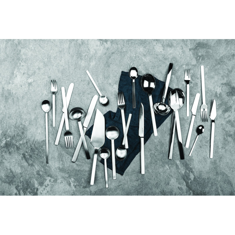 Stile Mirror Polished Stainless Steel Cake Server