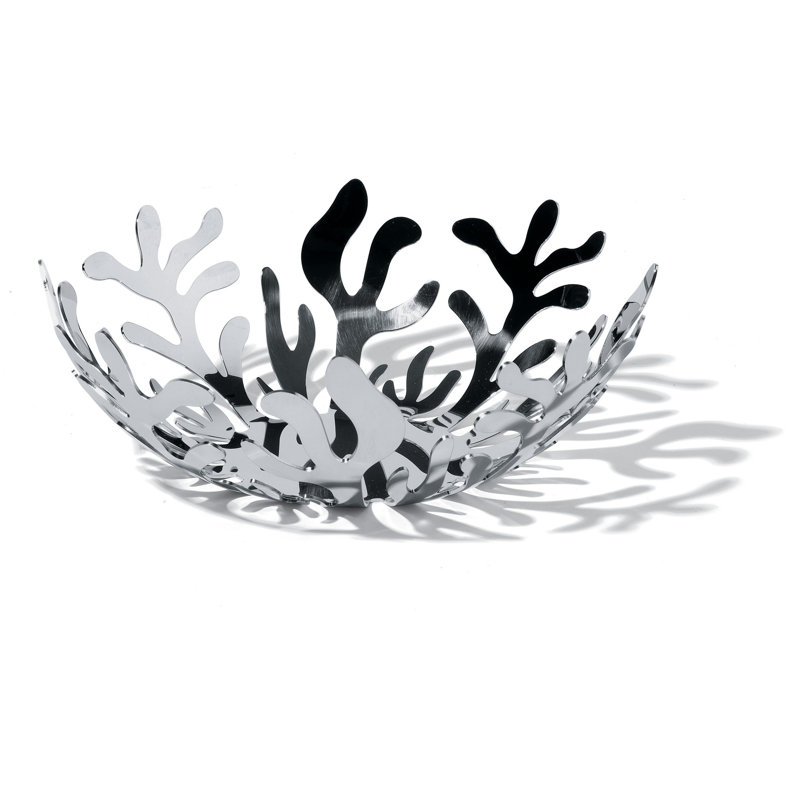 Medium Stainless Steel Coral-Inspired Fruit Holder