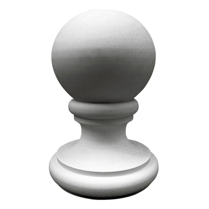 Elegant Traditional Polyurethane Finial, 14.88" x 21.38"