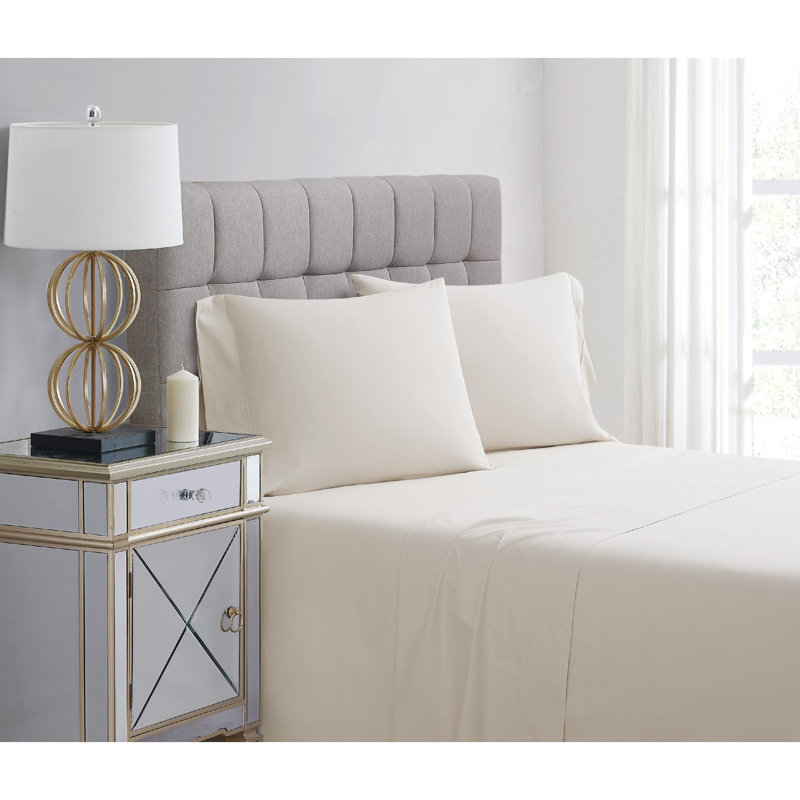 Charisma Illusion Blue King Cotton Percale Pillowcase Set