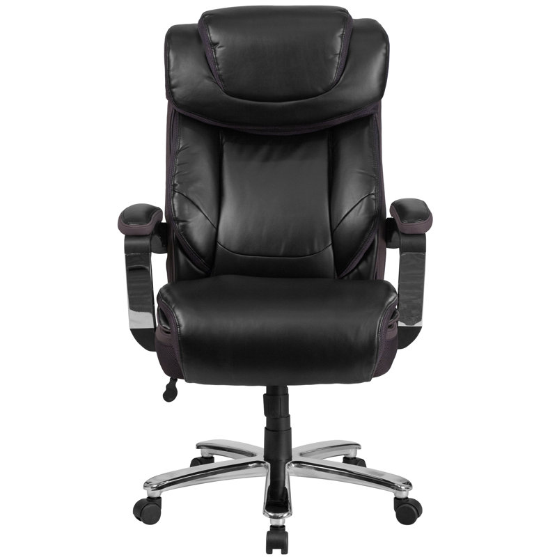 Black High Back LeatherSoft Executive Swivel Office Chair