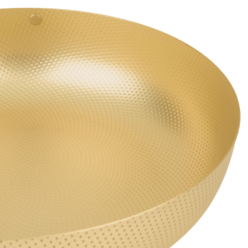 Alessi Textures & Colours Epoxy Resin Round Basket, 11.42", Black
