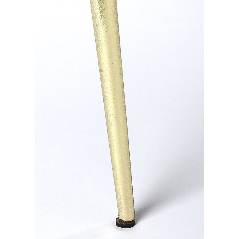 Contemporary Green Marble & Gold Brass 83" Side Table