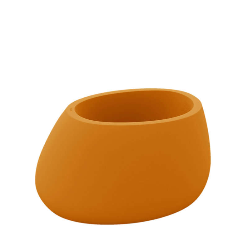 Ice White Polyethylene Resin Indoor/Outdoor Pot Planter