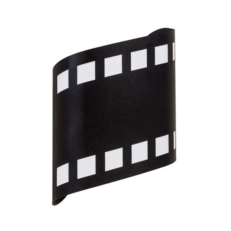 Tinseltown Ambient Black Steel Dimmable Wall Sconce