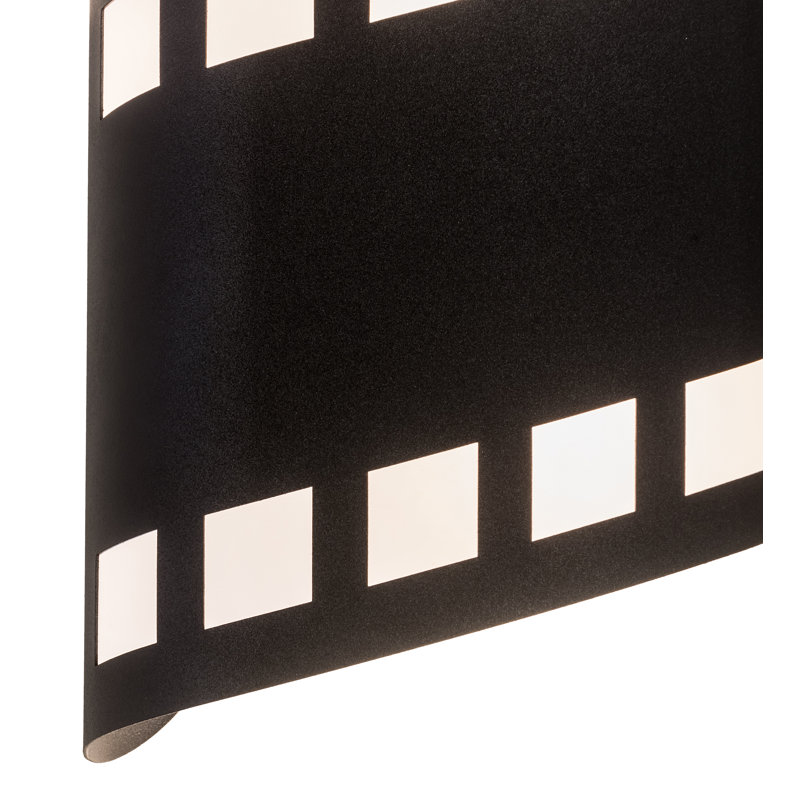 Tinseltown Ambient Black Steel Dimmable Wall Sconce