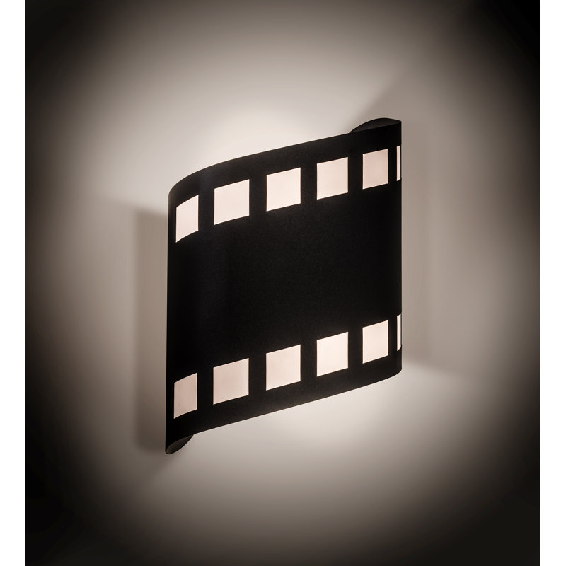 Tinseltown Ambient Black Steel Dimmable Wall Sconce
