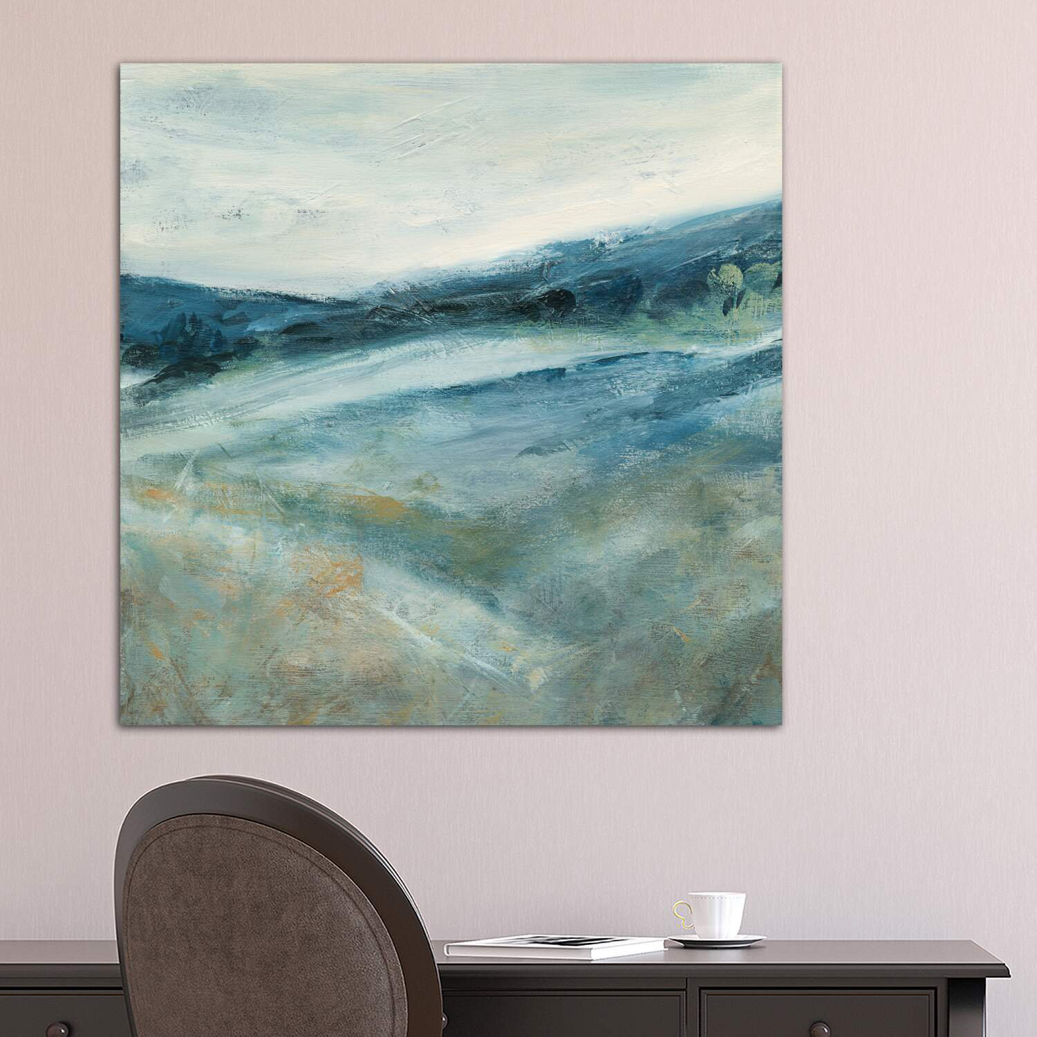 Latitude Run Distant Shadows II by Carol Robinson - Wrapped Canvas Painting