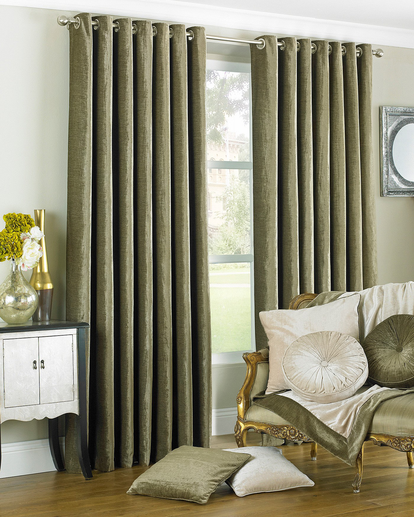 Mercer41 Geise Polyester Room Darkening Curtain Pair (Set of 2)