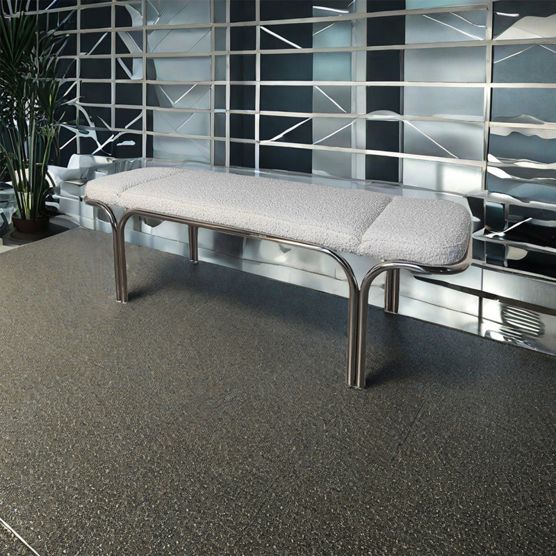 Banc de bout de lit Casual Home, Blanc