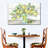 Watercolor Lemons In Mason Jar Landscape Canvas Print-1973079770