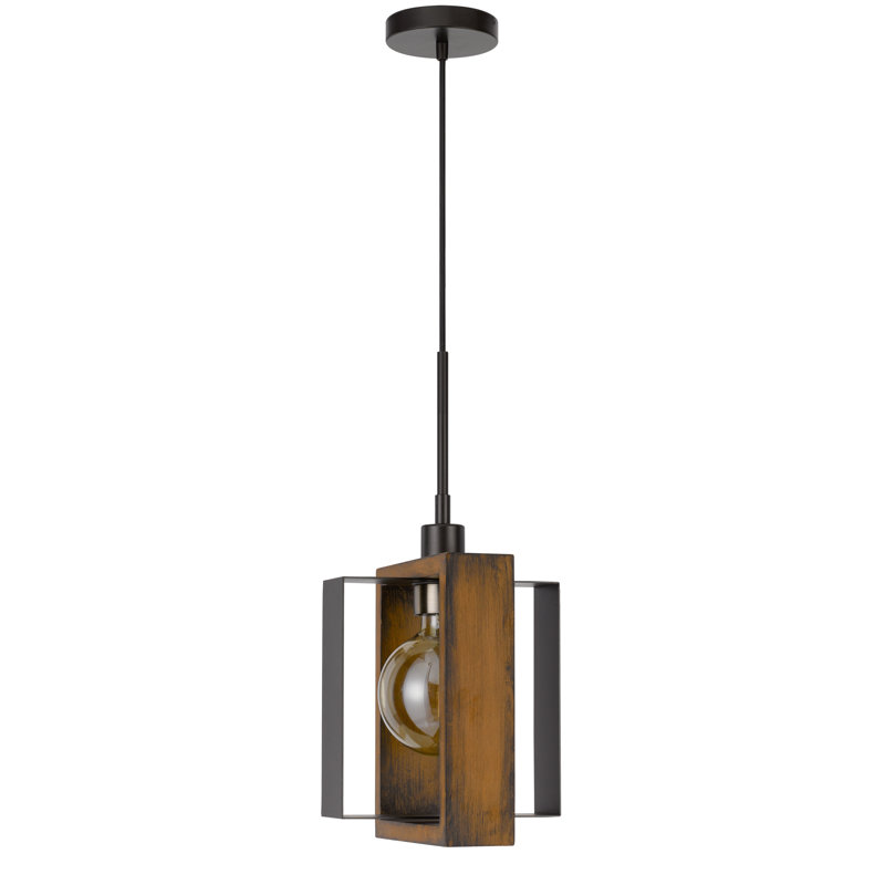Luminaire suspendu rectangulaire 1 lumière