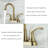 Rolfe 2-handle Bathroom Faucet with Drain Assembly-55381188