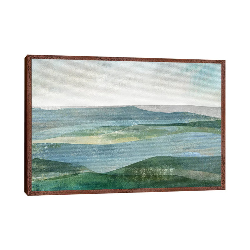 River Valley 1 Piece Painting on Canvas, 101.6 cm H x 66.04 cm W, Classic Wood Framed Canvas