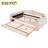 Teddy Fleece Daybed With Storage Armrests, Trundle, USB Port-1560930984