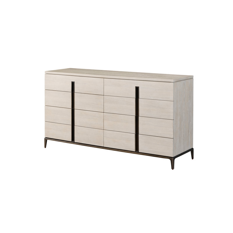 Commode double à 8 tiroirs Maren