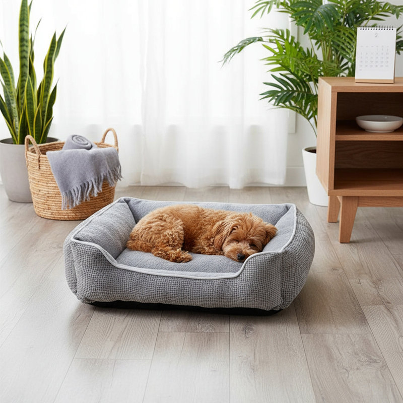 Polyester Pet Bed, 14cm H x 60cm W x 50cm D
