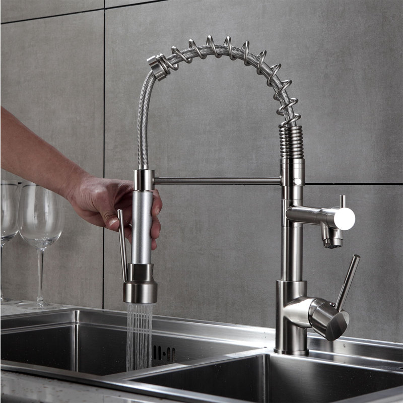 KIKO HOME Pull Down Kitchen Faucet