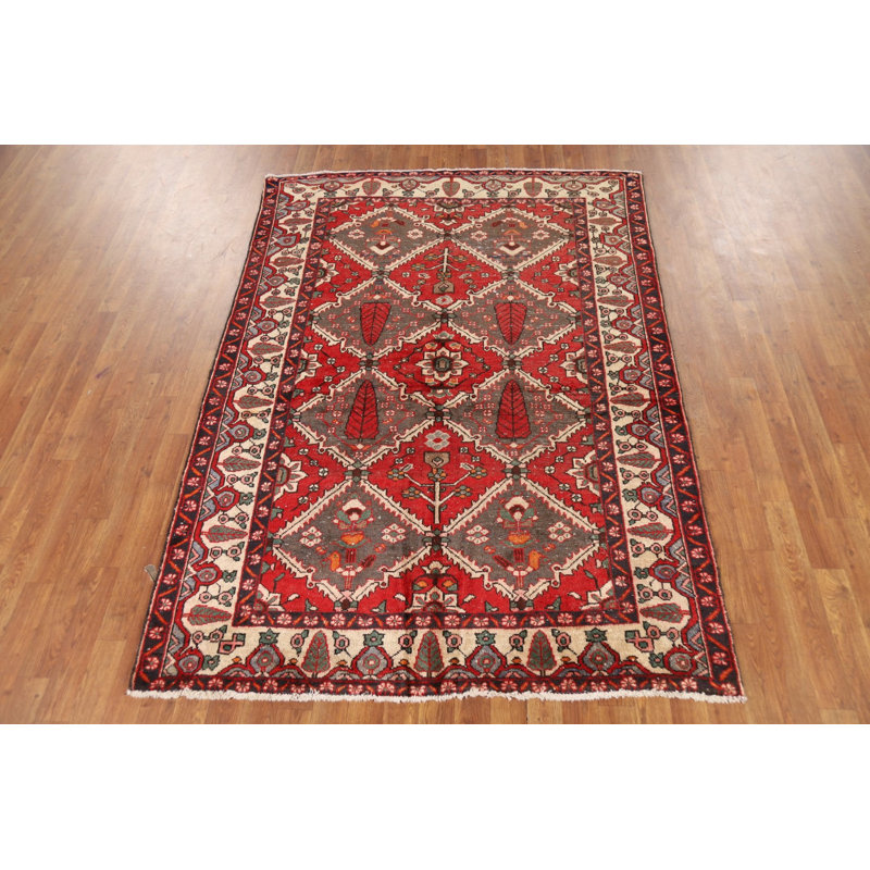 Tapis rouge rétro 5 x 7