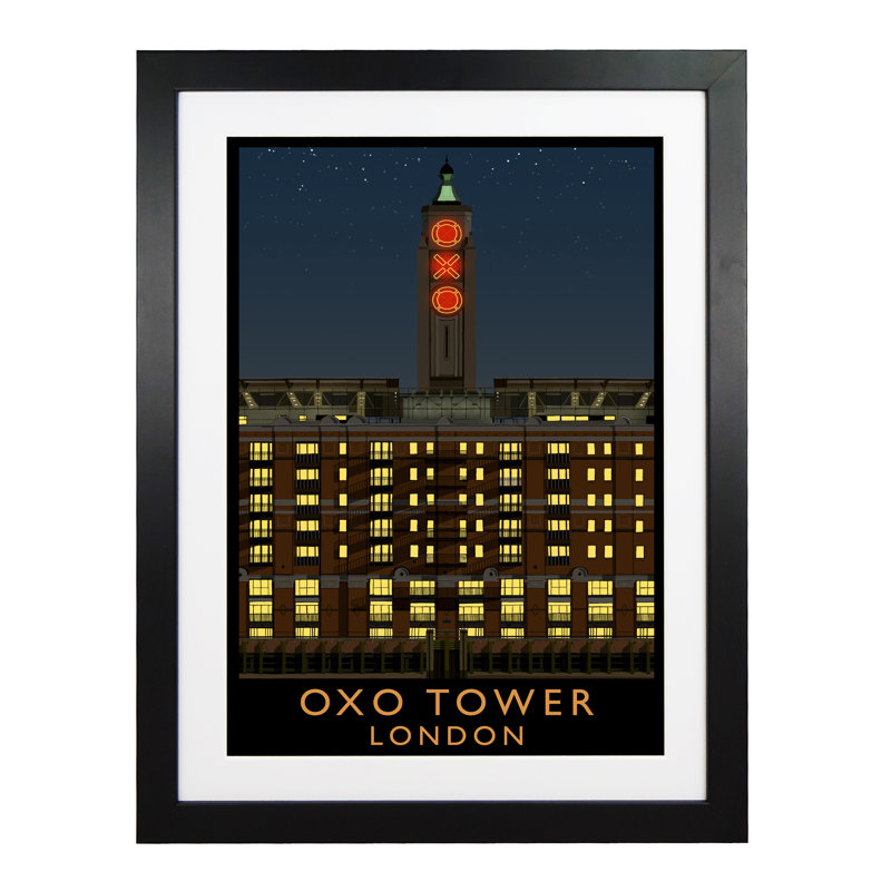 Richard O'Neil - Print, Black Wood Frame, 54 cm H x 44 cm W x 2.2 cm D