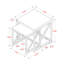 Ensemble de 2 tables gigognes Franco