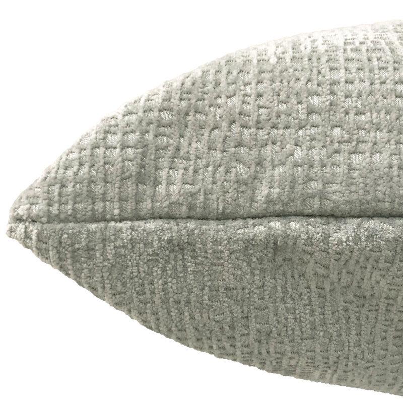 Rectangular Pillow Cover & Insert, 18" x 22", Silver