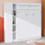Lit escamotable mural avec tablettes Murphy-615510846-615510841